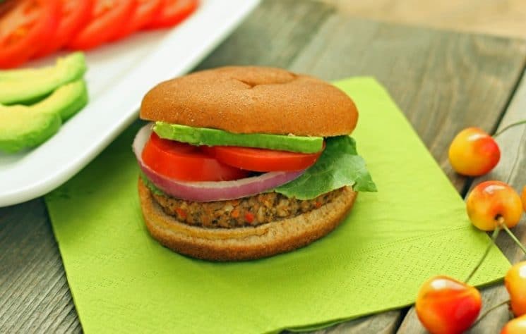 Veggie Black Bean Burger. These black bean burgers make you look like a super chef! Your kids will thank you!