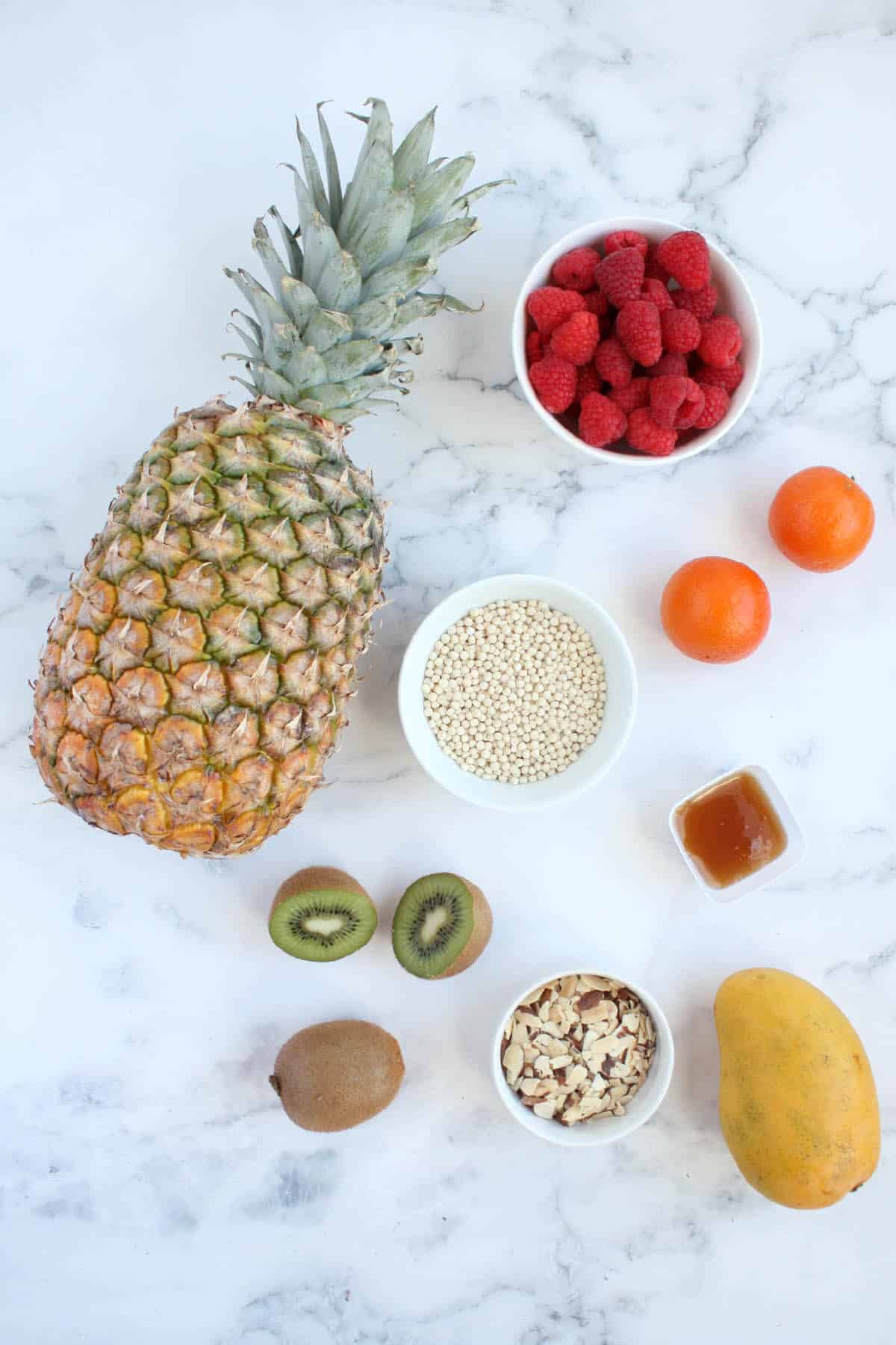 ingredients for fruit salad